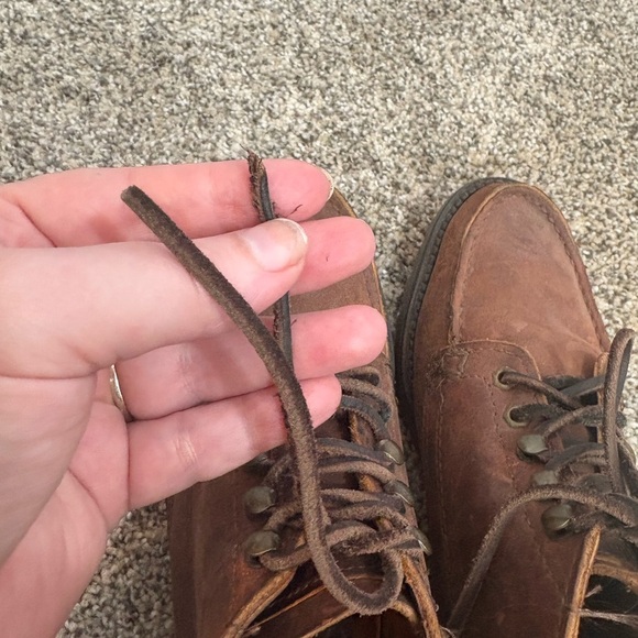 Vintage 1990's Eastland Women's Genuine Leather Lace Up Boots~Size 10M - Picture 6 of 8